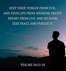 Keep Your Tongue From Evil!