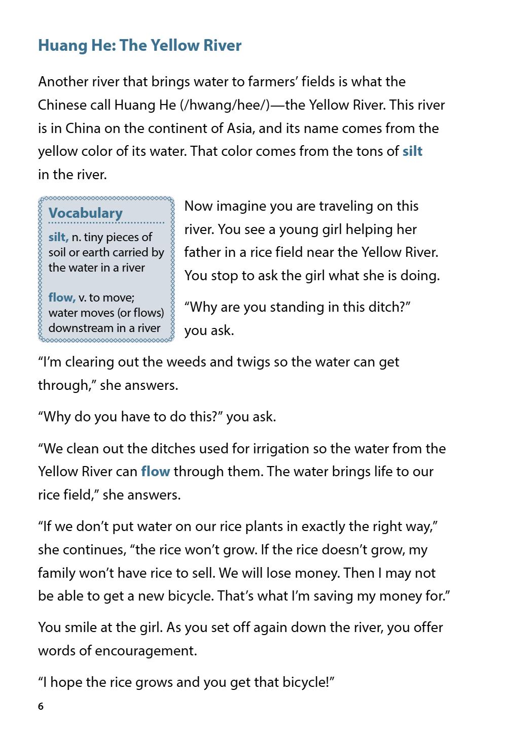 World Rivers Student Reader, page 12