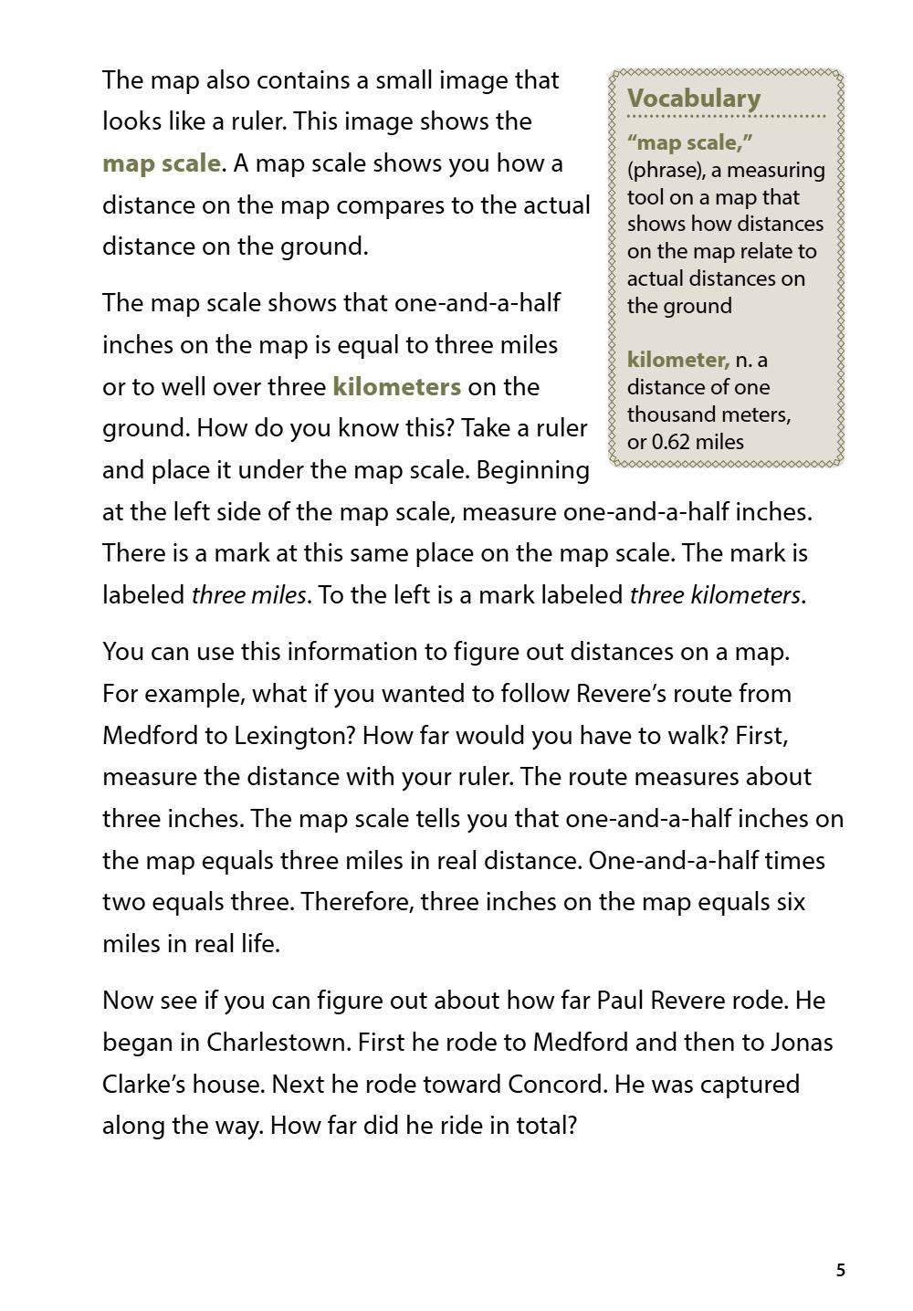 Using Maps Student Reader, page 8