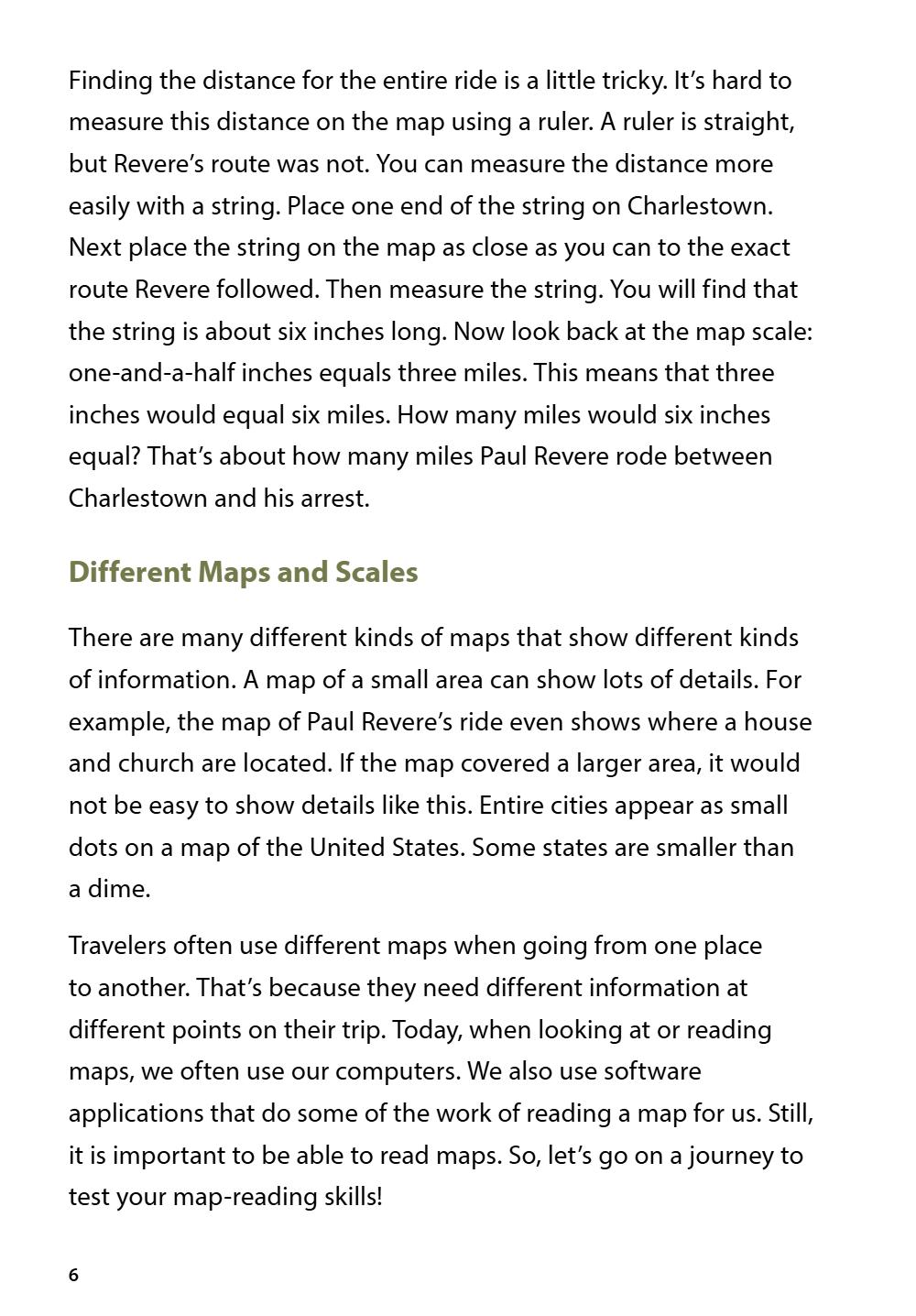 Using Maps Student Reader, page 9