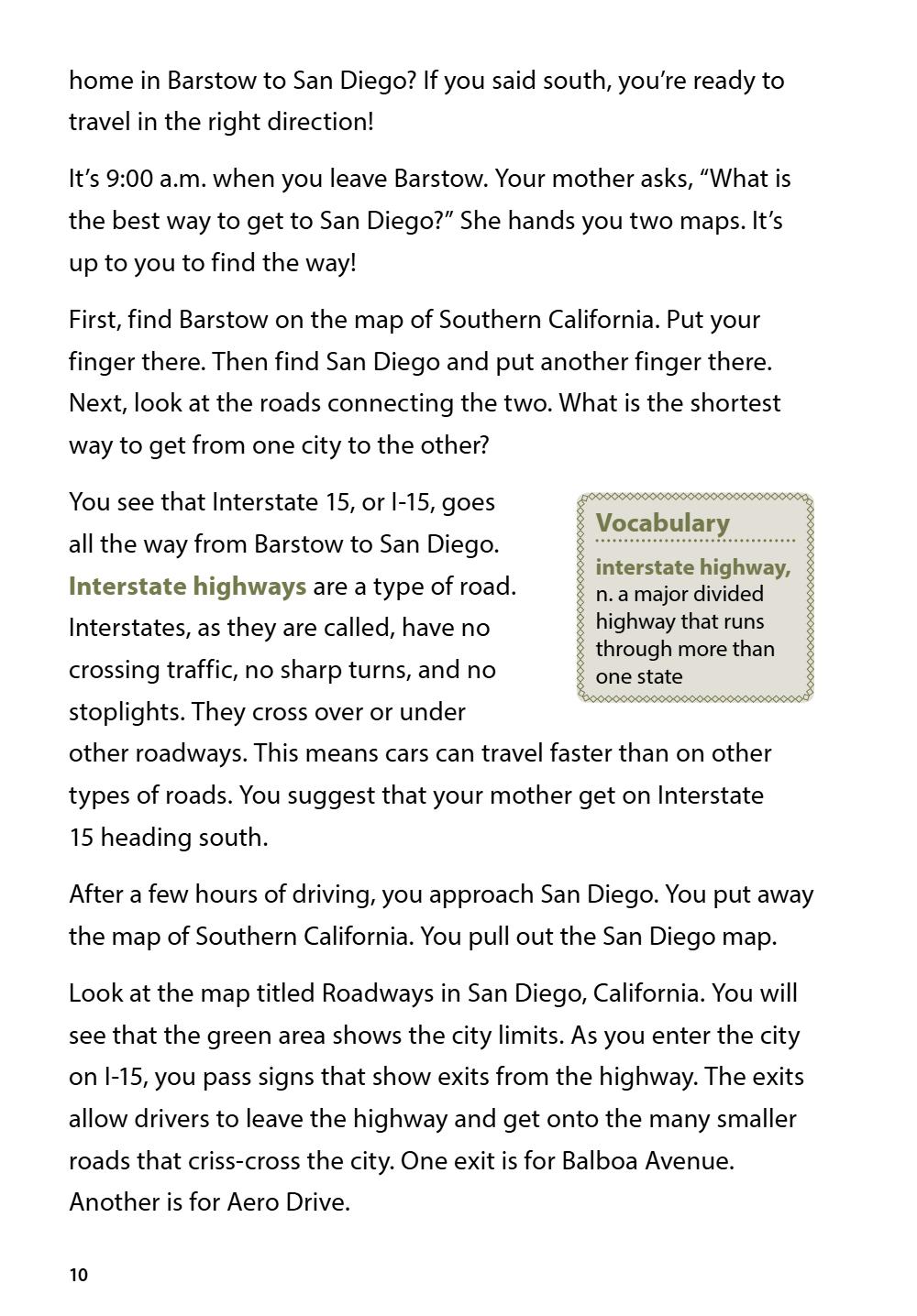 Using Maps Student Reader, page 13