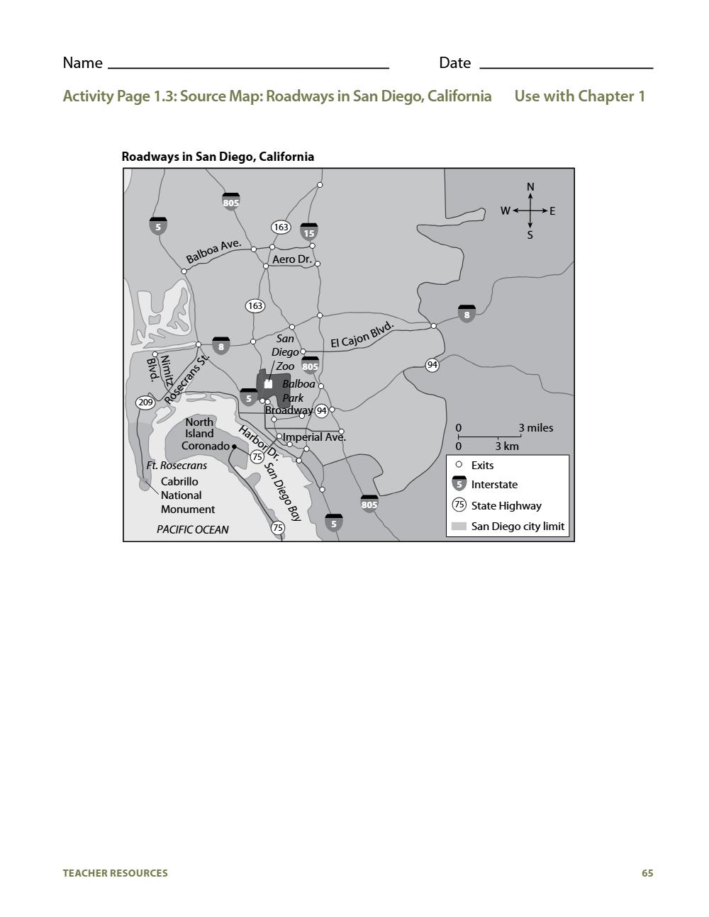 Activity Page 1.3, page 70