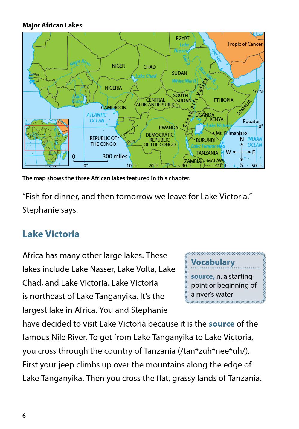 World Lakes Student Reader, page 12