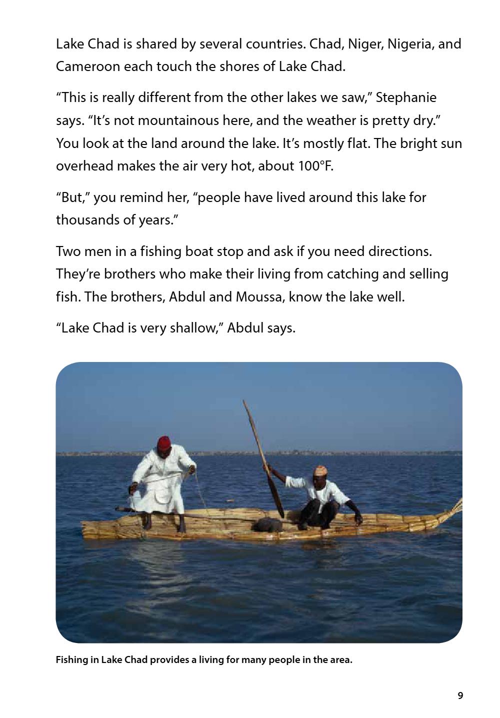 World Lakes Student Reader, page 15