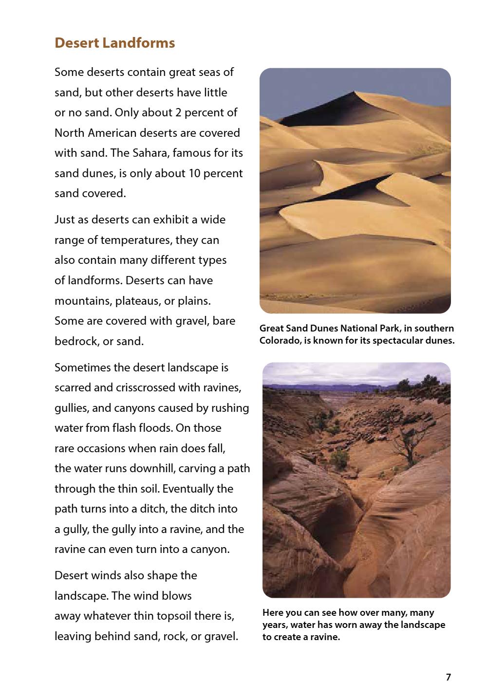 World Deserts Student Reader, page 13