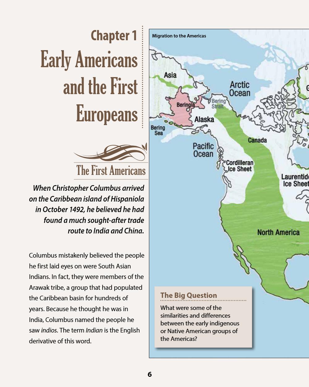 A History of the United States, Part 1 (Chapters 1–5) Student Reader, page 10