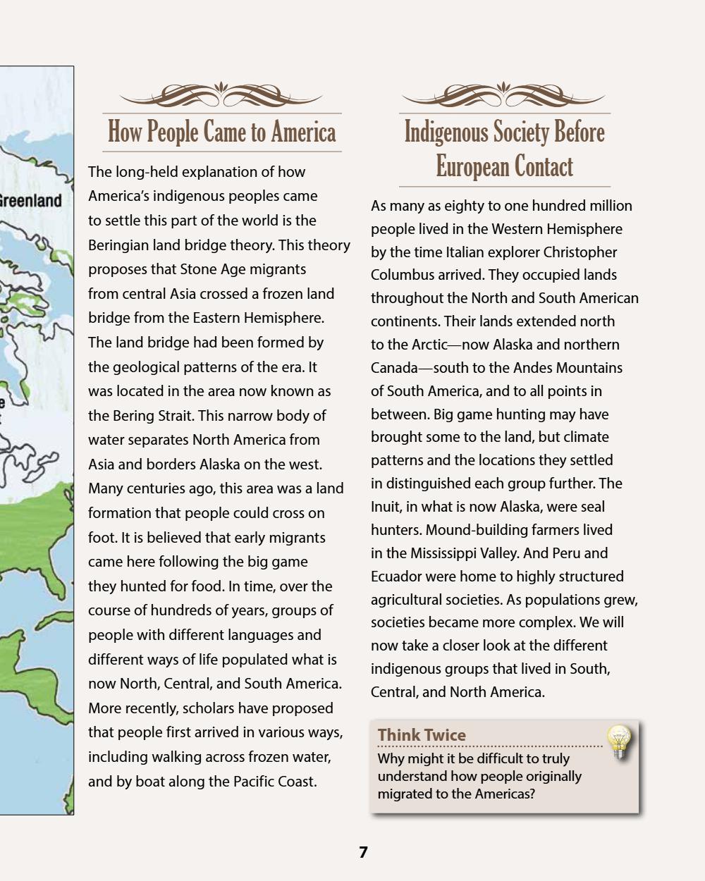 A History of the United States, Part 1 (Chapters 1–5) Student Reader, page 11
