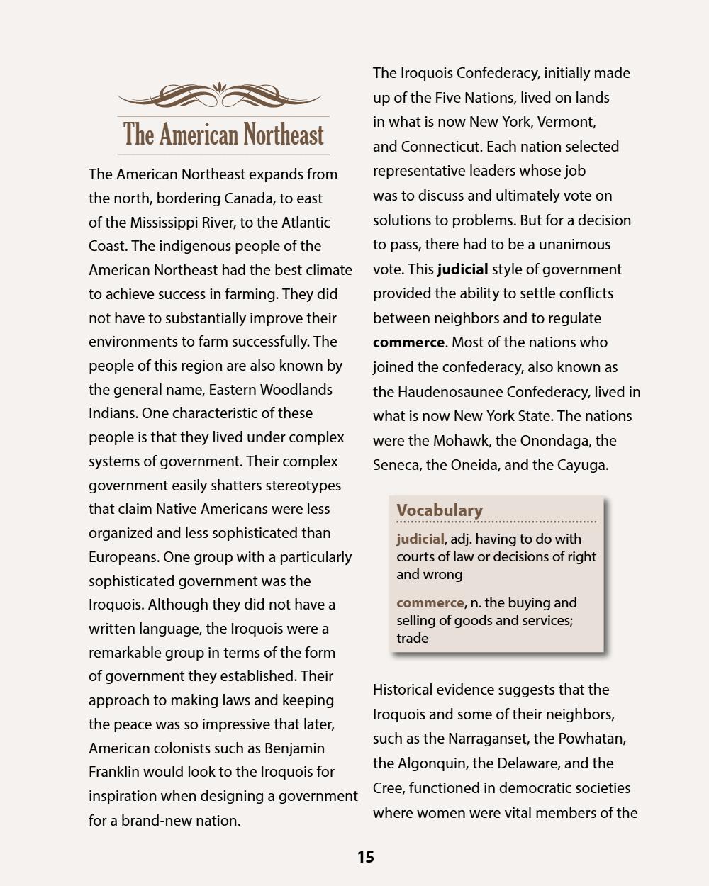 A History of the United States, Part 1 (Chapters 1–5) Student Reader, page 19