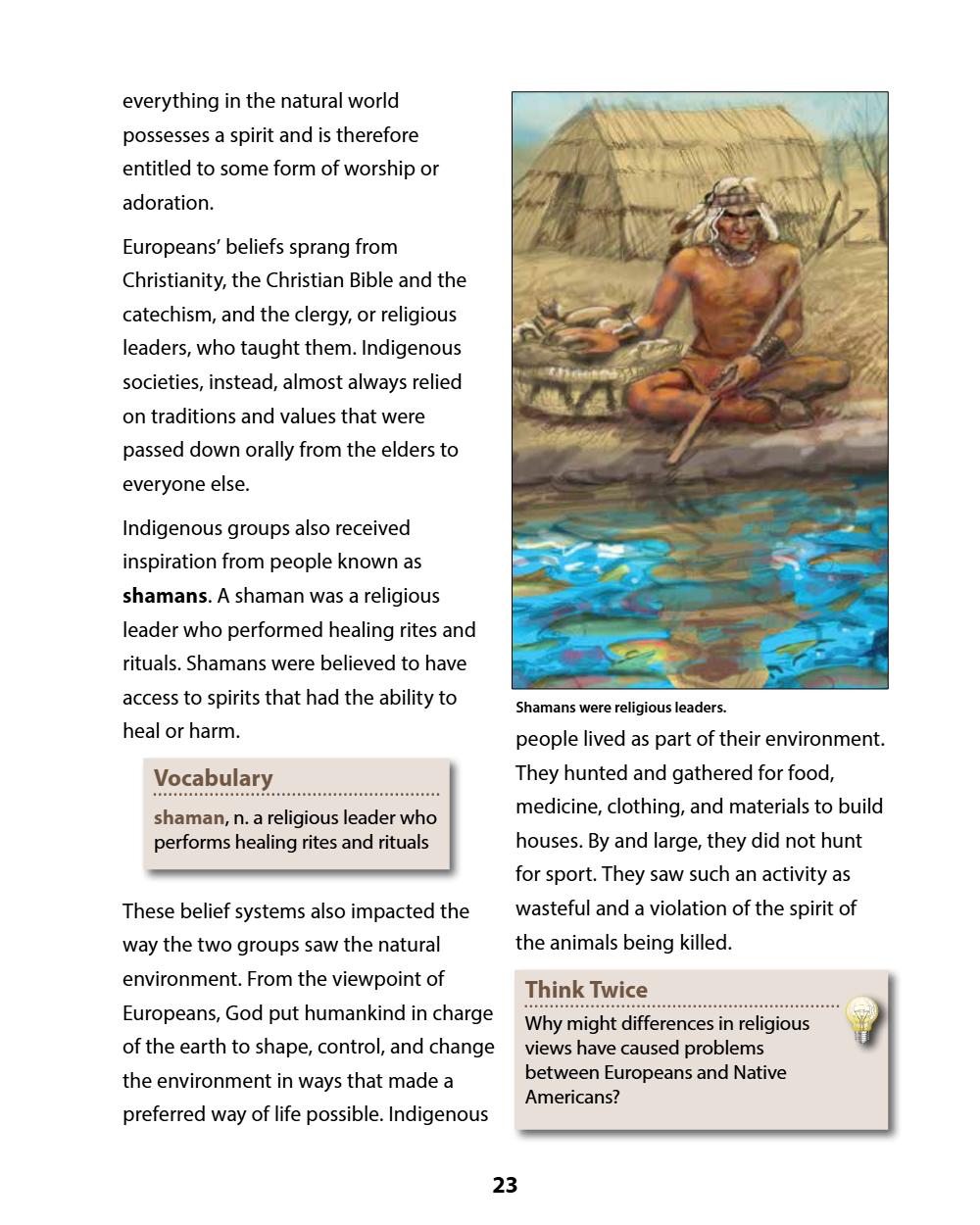 A History of the United States, Part 1 (Chapters 1–5) Student Reader, page 27