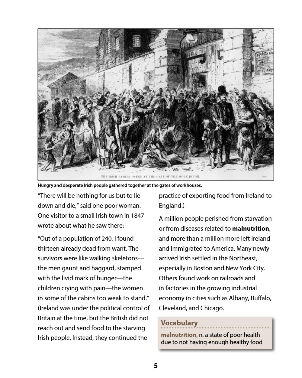 A History of the United States: Modern Times, Part 1 (Chapters 1–4) Student Reader, page 9