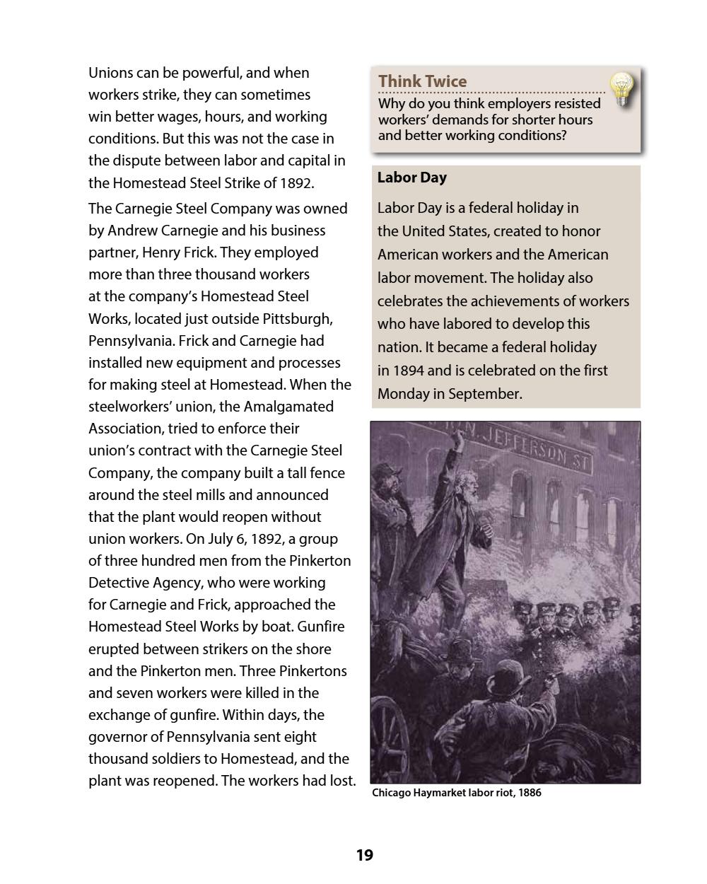 A History of the United States: Modern Times, Part 1 (Chapters 1–4) Student Reader, page 23