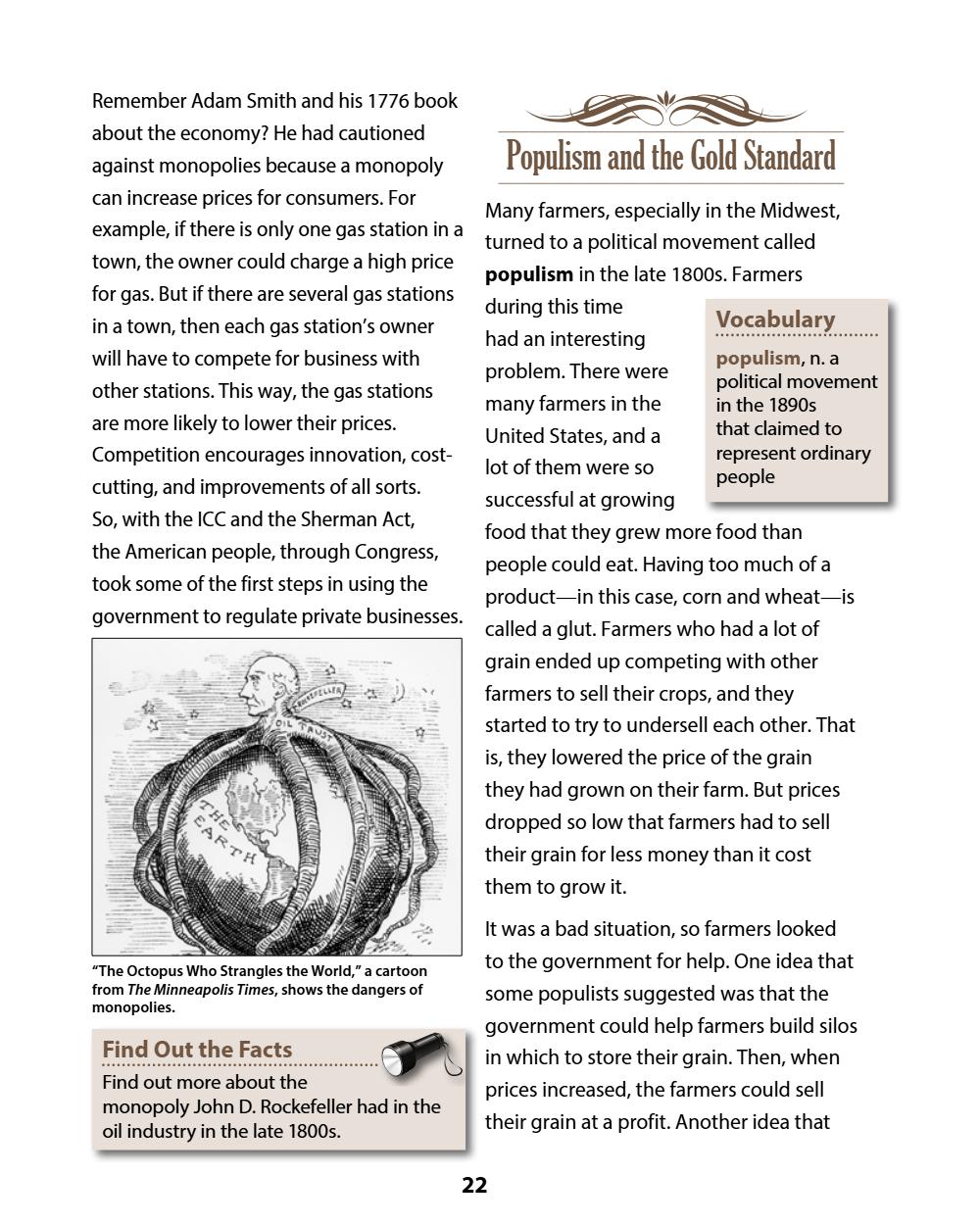 A History of the United States: Modern Times, Part 1 (Chapters 1–4) Student Reader, page 26