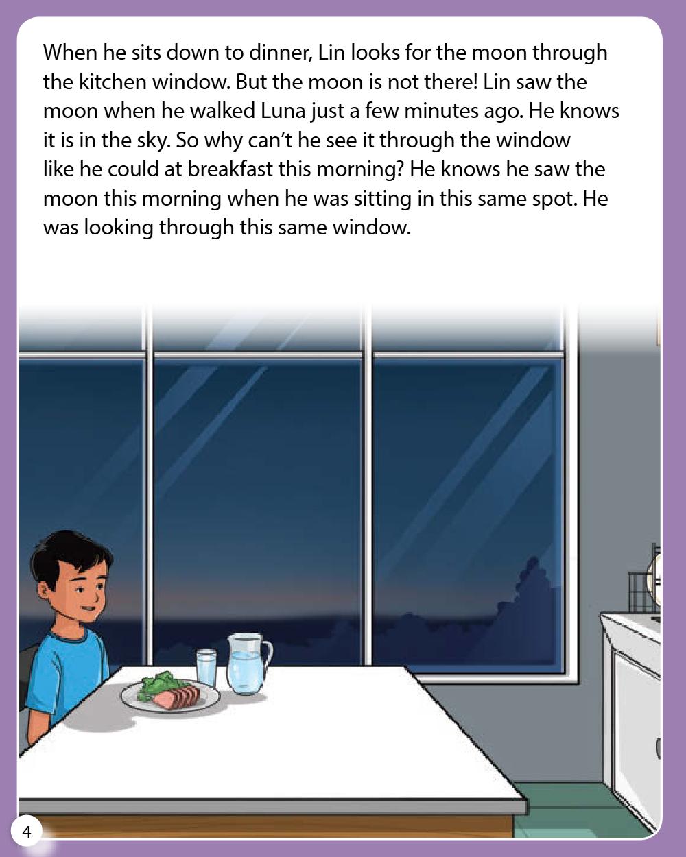 Sun, Moon, and Stars Student Reader, page 8