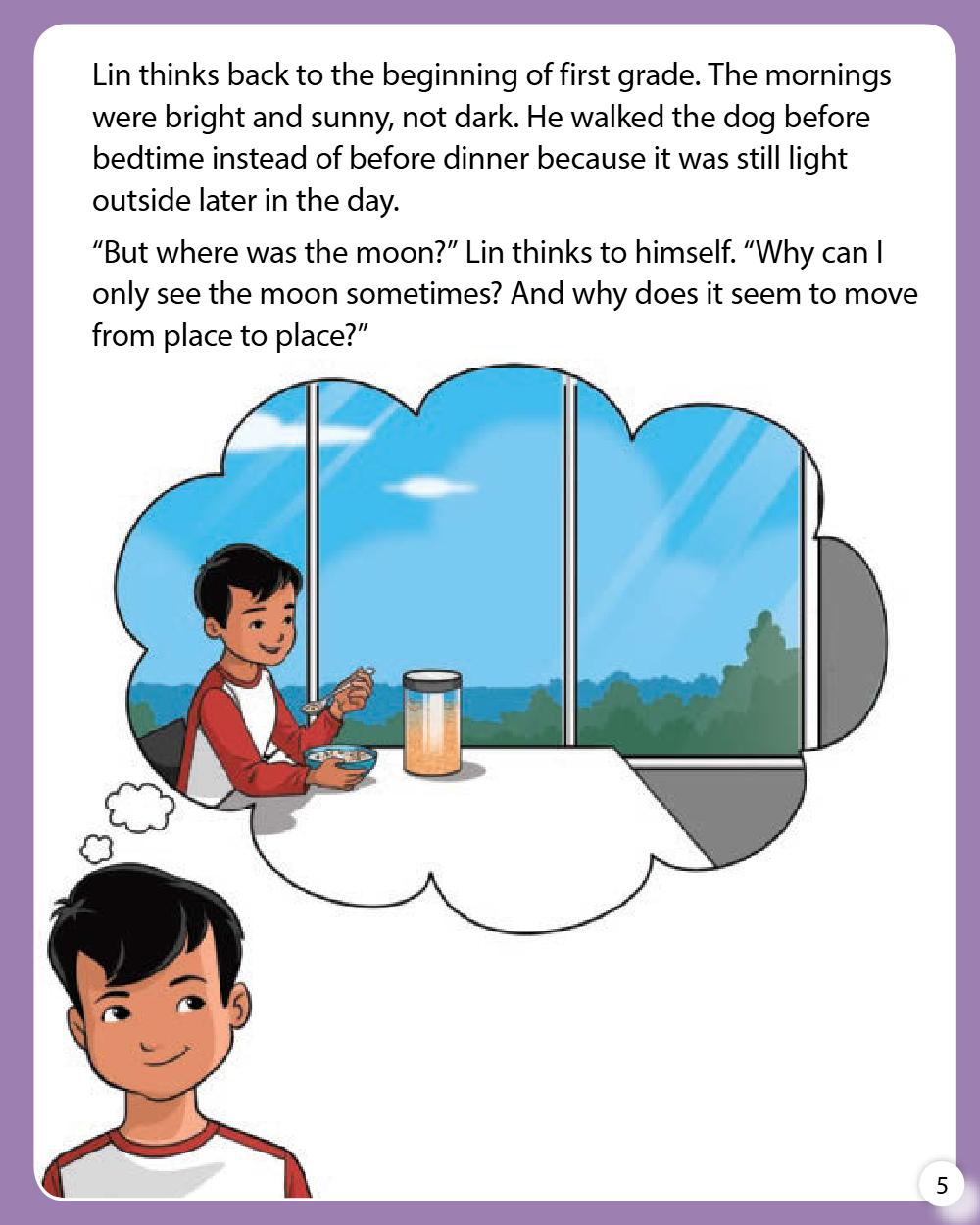 Sun, Moon, and Stars Student Reader, page 9
