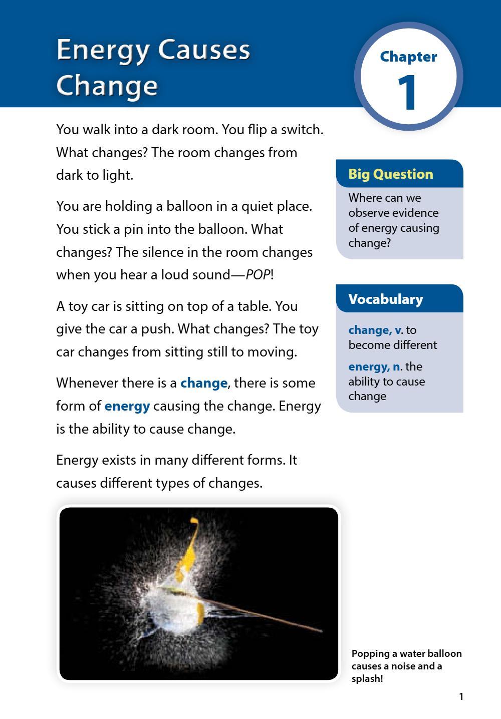 Energy Transfer and Transformation Student Reader, page 7
