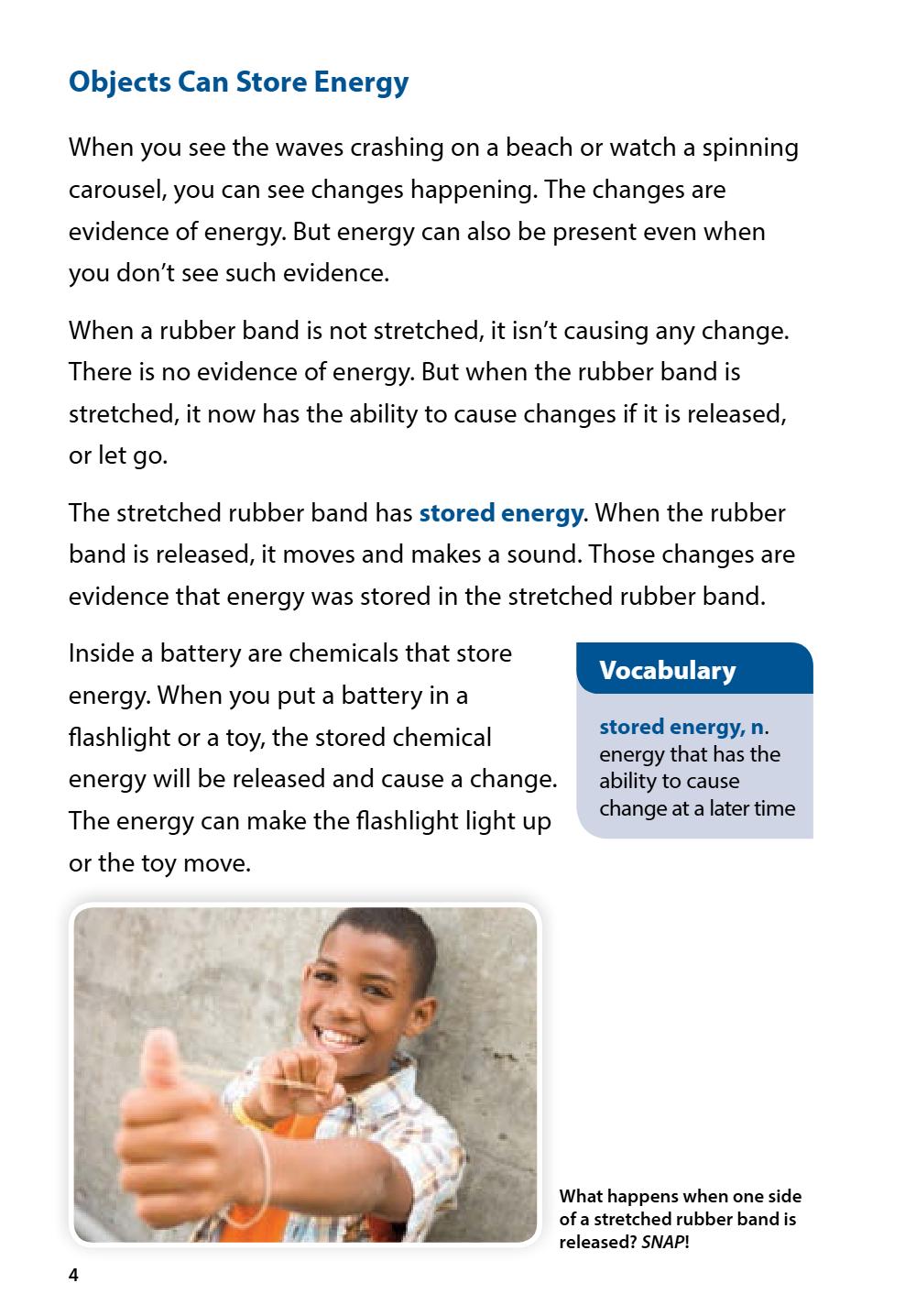 Energy Transfer and Transformation Student Reader, page 10