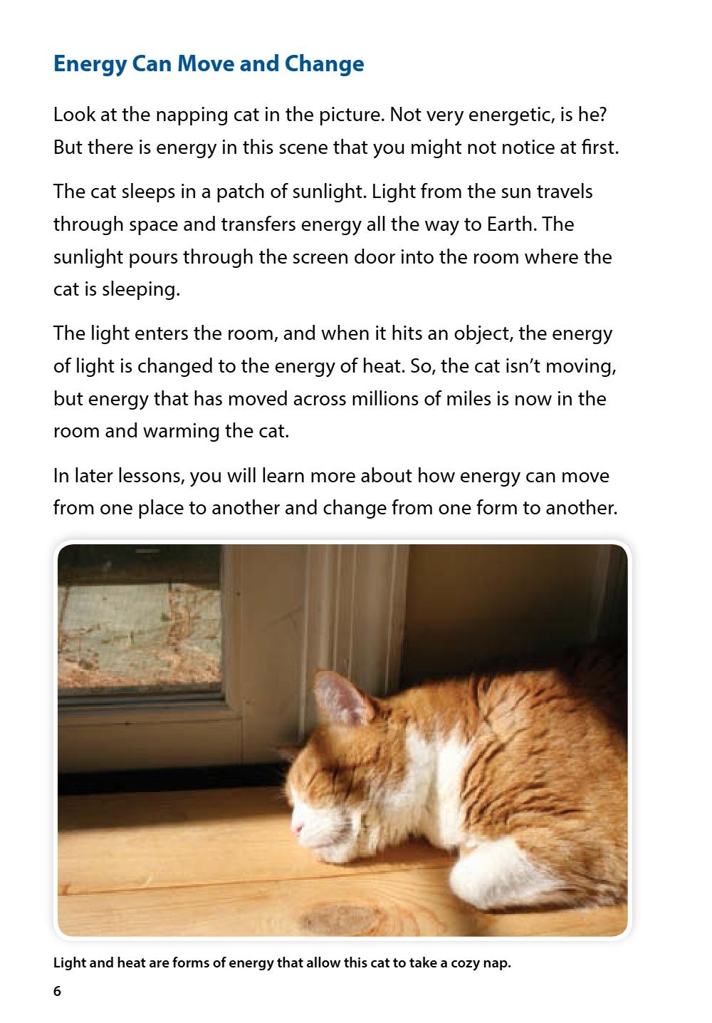 Energy Transfer and Transformation Student Reader, page 12