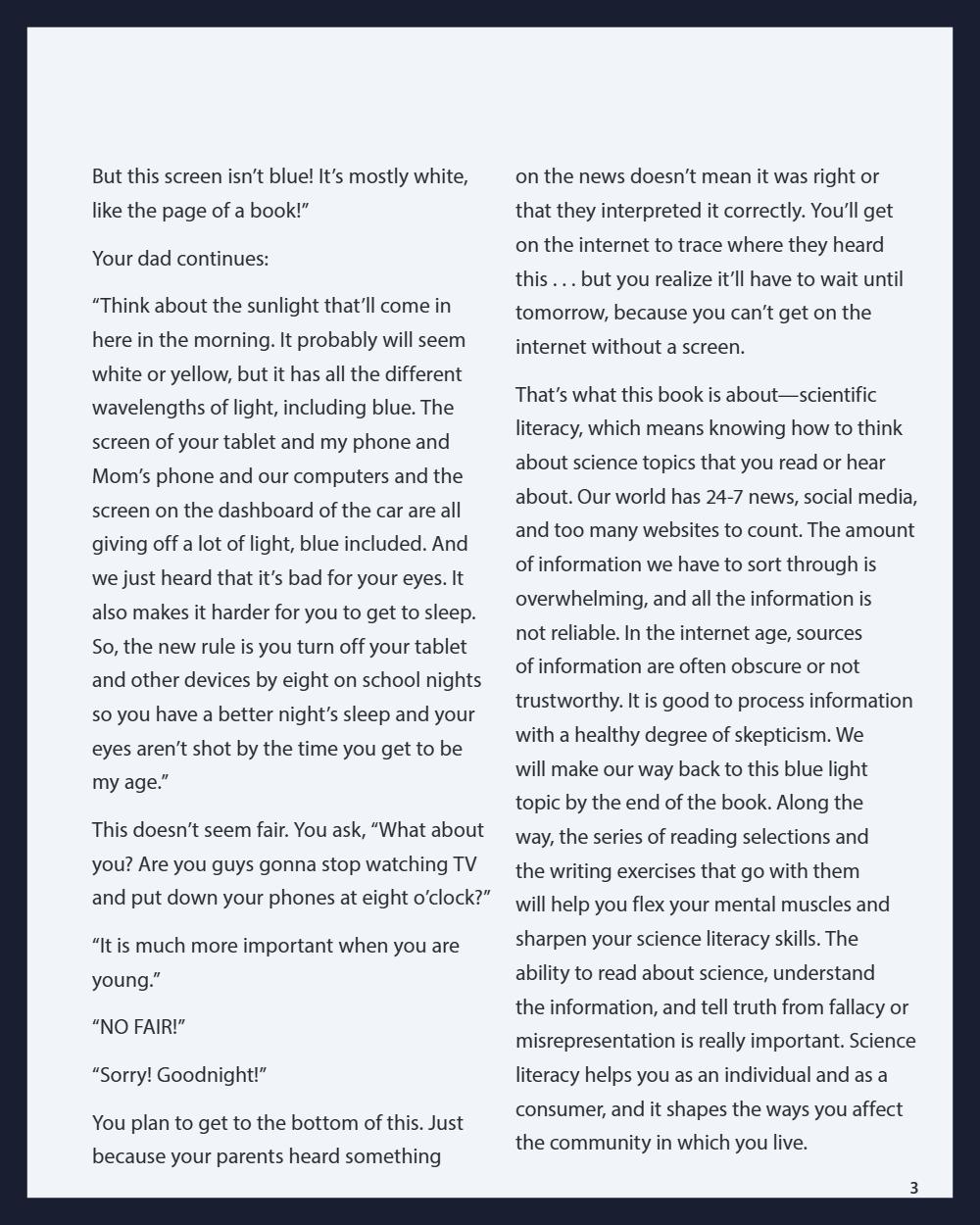 Light and Matter Student Reader, page 7
