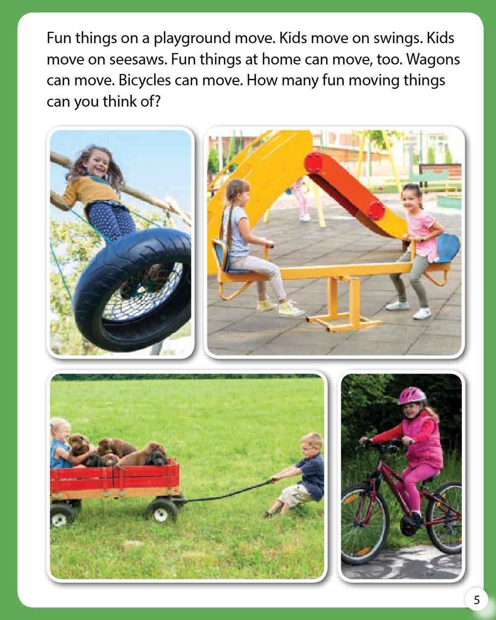 Pushes and Pulls Student Reader, page 9